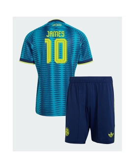 Billige Fotballdrakt Colombia James Rodriguez #10 Replika Bortedraktsett Barn VM 2026 Kortermet (med bukser)